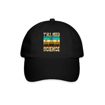 Scientist Chemist Physicist Physics Gift - Baseball Cap - black/black - Front