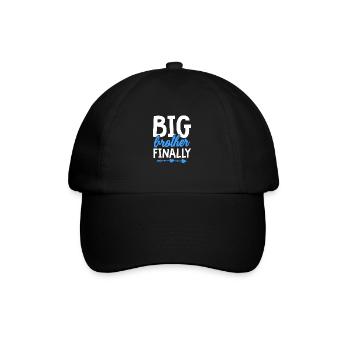 Big Brother Sibling Sister Gift - Baseball Cap - black/black - Front