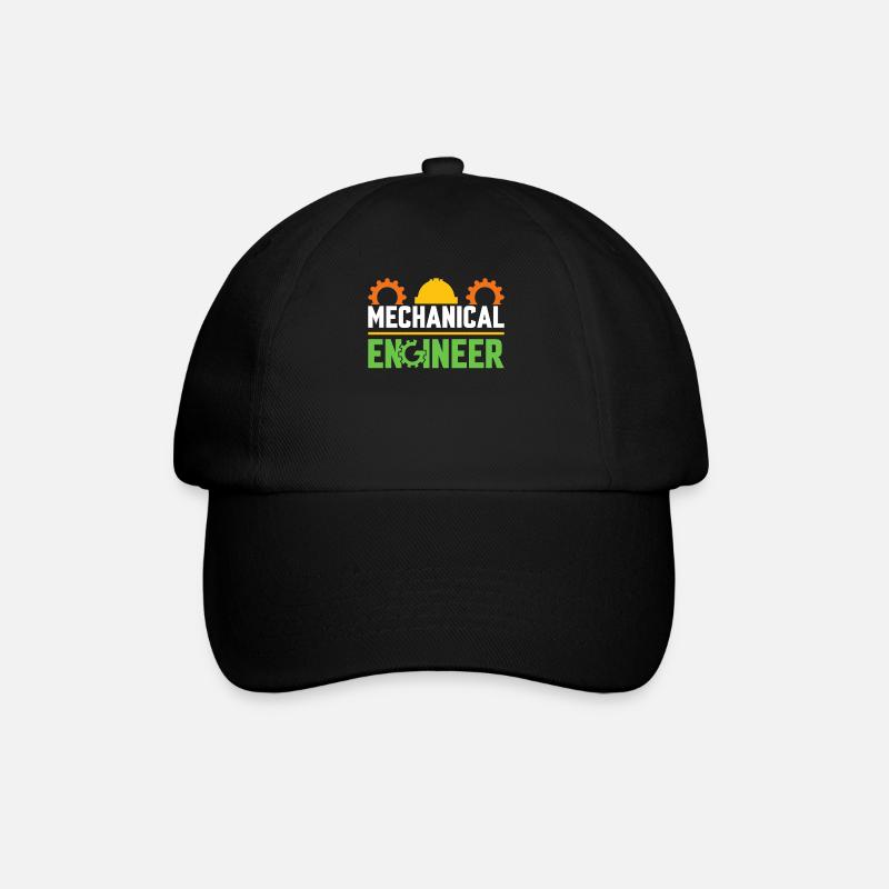 Mechanics Engineer Mechanical Engineering - Baseball Cap - black/black