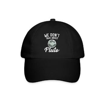 Nous ne parlons pas de l’astronomie des planètes plutons - Casquette classique - noir/noir - Devant
