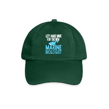 Faisons un signe de la main pour le nouveau biologiste marin - Casquette classique - vert bouteille - Devant