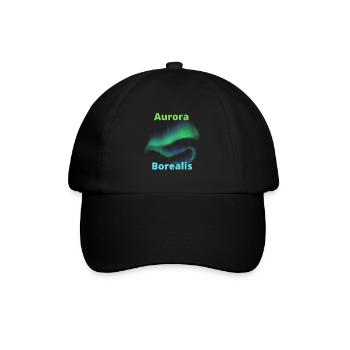 Aurore boréale - Casquette classique - noir/noir - Devant