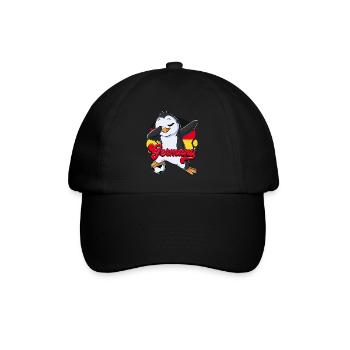 Deutschland Fußball - Baseballkappe - Schwarz/Schwarz - Vorne