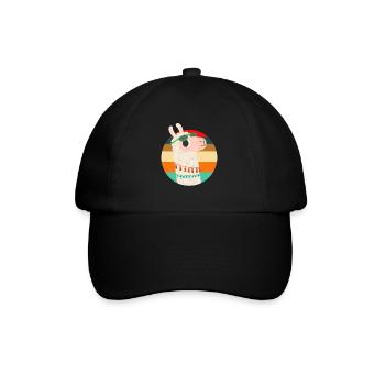 Lama Alpaca - Baseball Cap - black/black - Front
