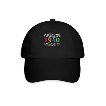 1940 - Born 1940 - Fantastic since 1940 - Baseball Cap - black/black - Front