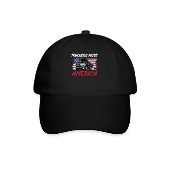 Chauffeur de camion - Truckers Move America - Casquette classique - noir/noir - Devant