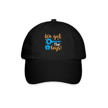 Pendaison de crémaillère - Nous avons les clés - Casquette classique - noir/noir - Devant