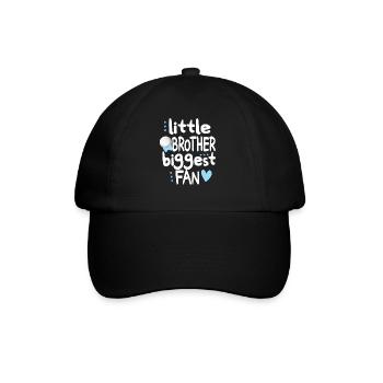 Proud volleyball brother of a volleyball player - Baseball Cap - black/black - Front