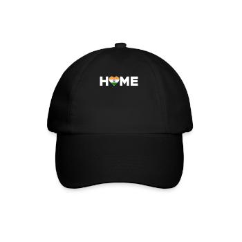 Inde Accueil Inde Drapeau Inde Amour - Casquette classique - noir/noir - Devant