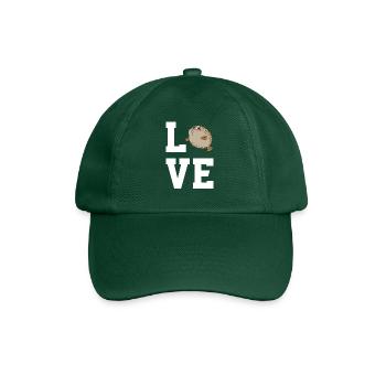 Dear puffer fish - Baseball Cap - bottle green - Front