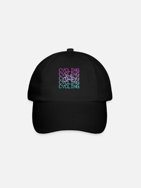 Fahrrad fahren - Baseballkappe - Schwarz/Schwarz