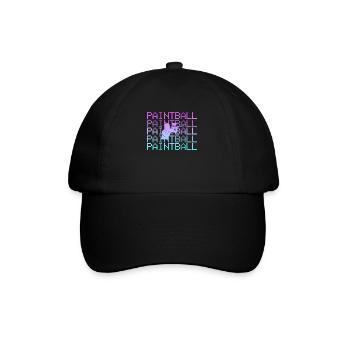 Paintball - Casquette classique - noir/noir - Devant