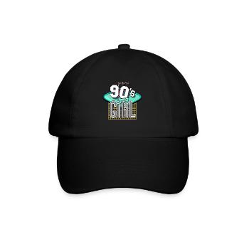 90s 90s Girl - Baseball Cap - black/black - Front
