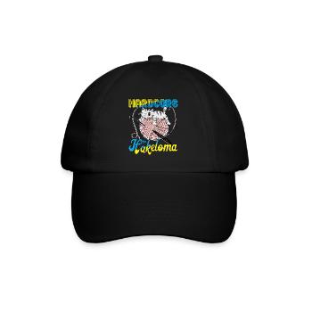 Hardcore Häkeloma - Baseballkappe - Schwarz/Schwarz - Vorne