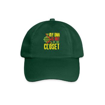 My DNA Is Out Of The Closet - Baseball Cap - bottle green - Front