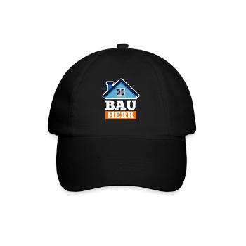 Bauherr - Baseballkappe - Schwarz/Schwarz - Vorne