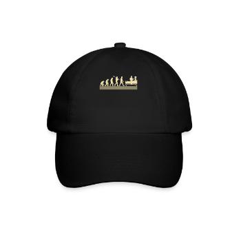 Evolution of the respiratory therapist - Baseball Cap - black/black - Front