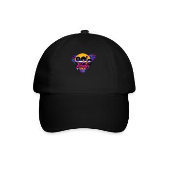 80s 80s Girl - Baseball Cap - black/black - Front