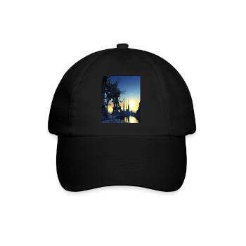 Science Fiction City Future - Baseball Cap - black/black - Front