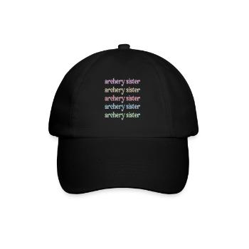 Archery Sister Archer Sister - Baseball Cap - black/black - Front