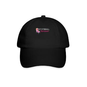 80s Pinball Champion Shirt Pinball Machine - Baseball Cap - black/black - Front