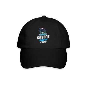 Greece Party Crew - Baseball Cap - black/black - Front