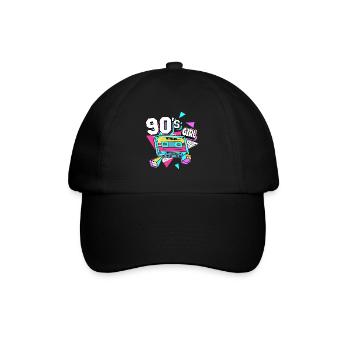 90s 90s Girl - Baseball Cap - black/black - Front