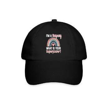 Naynay Oma Muttertagsgeschenk Naynay Großmutter - Baseballkappe - Schwarz/Schwarz - Vorne