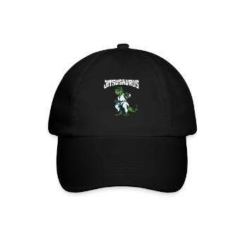 Funny Jiu-Jitsu Jujitsusaurus T-Rex Combat Costume - Baseball Cap - black/black - Front