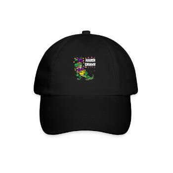 Mardi Grawr Fool's Costume T-Rex Dinosaur Kids - Baseball Cap - black/black - Front