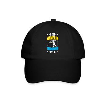 Bester Speerwerfer Aller Zeiten Speer Speerwerfen - Baseballkappe - Schwarz/Schwarz - Vorne