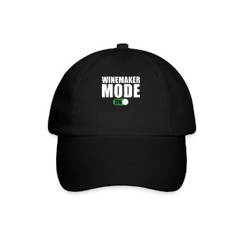 Winzer modus Ein - Baseballkappe - Schwarz/Schwarz - Vorne
