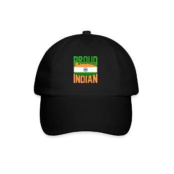 Inde - Casquette classique - noir/noir - Devant