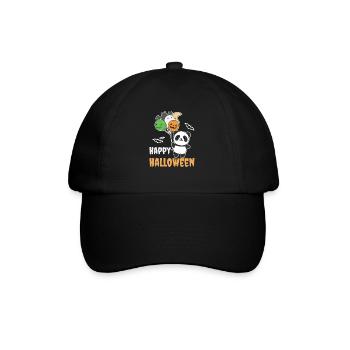 Panda Halloween Ballons pour enfants Pandas mignons - Casquette classique - noir/noir - Devant