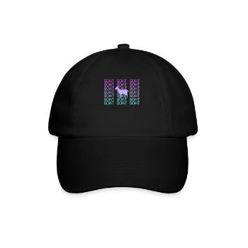 Chèvre - Casquette classique - noir/noir - Devant