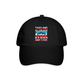 Thaïlande - Casquette classique - noir/noir - Devant
