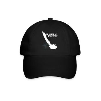 Langeoog funny - Baseball Cap - black/black - Front