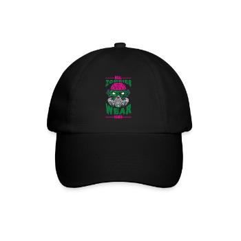Scary halloween pumpkin witches zombie ghosts - Baseball Cap - black/black - Front