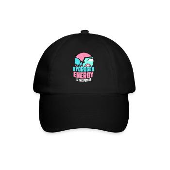 Energy from hydrogen is the future Hydrogen - Baseball Cap - black/black - Front