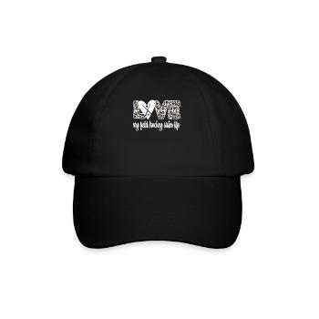 Field Hockey Player Sister Field Hockey Sister - Baseball Cap - black/black - Front