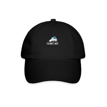 Panda - Casquette classique - noir/noir - Devant