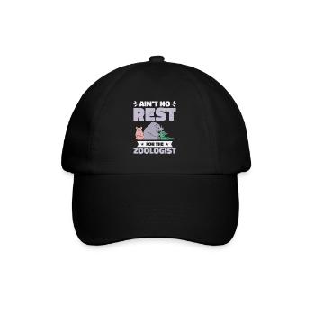 Zoologiste Zoo Élevage Faune Nature Zoologie - Casquette classique - noir/noir - Devant