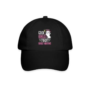 Les filles cool vont à la chasse aux fantômes - Casquette classique - noir/noir - Devant