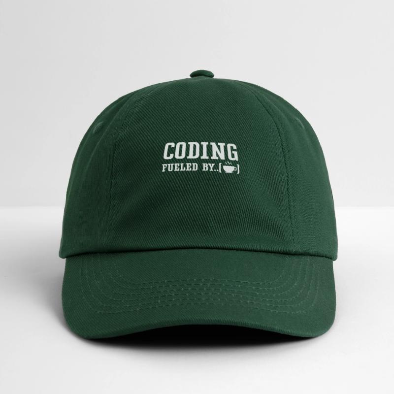Programmieren Angetrieben Durch Koffein Coding Baseballkappe