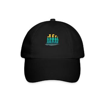 Suricates Bleu Et Jaune - Casquette classique - noir/noir - Devant