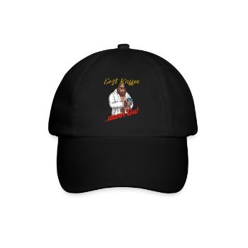 Kaffee dann Du ein Kaffee am morgen muss sein - Baseballkappe - Schwarz/Schwarz - Vorne