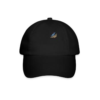 Pfeilgiftfrosch I Kröte Frosch Motiv für Amphibien - Baseballkappe - Schwarz/Schwarz - Vorne
