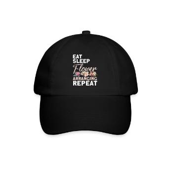 Florist Floristry Flowers Florist - Baseball Cap - black/black - Front