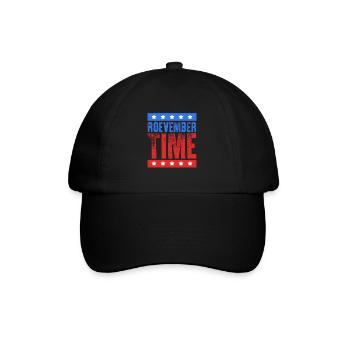 Roevember Time Shirt Cadeau USA Amérique Drapeau - Casquette classique - noir/noir - Devant