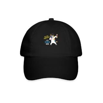Bye Bye Kindergarten I Rock School Now Unicorn - Baseball Cap - black/black - Front